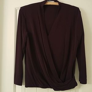 🏙 MM. Lafleur Deneuve Blouse in Blackberry